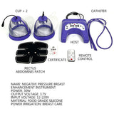 Vacuum Massage Breast Enlargement Buttocks Enlarge Machine Suction Cup Butt Lifting Vacuum Body Chest Massager Beauty Device