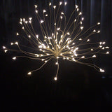 Solar Firework Lights Outdoor Waterproof Fairy Garland String Light Lawn Stakes Lamps Yard for Home Garden Festival Decor