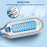 Cold Straightner For Hair Brush Ice Therapy Professional Negative Ion Cold Air Straightening Comb Smoothing Brush Hair Styler