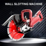 220V Single Chip Slotting Concrete Wall Groove 8800W 18CM Cement Stone Cutting hine