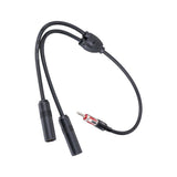 New Car Adapter Two Female One Male Antenna
