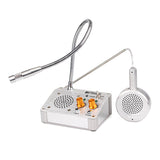 RETEKESS full duplex window intercom digital system anti howling echo counter bank hospital