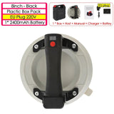 200KG Load 8-inch Electric Suction Cup - Heavy-Duty for Granite, Tile & Glass Lifting. 2400mAh, EU/US Plug