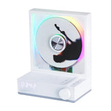 Retro Bluetooth RGB Dazzg Colour Light Rechargeable Audio CD Album Music Player Speaker Decoration Gift