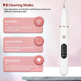 Electric Sonic Dental Calculus Scaler Oral Tartar Remover Plaque Stains Cleaner Removal Teeth Whitening Home Portable
