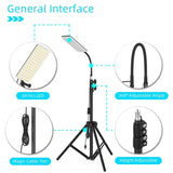 84pcs USB Powered Lamp With Tripods LED Light 1.8m Cable for Outdoor Camping Picnic Home Live Stream Video Photos Stand