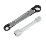 Professional Plumbing Tools - 2 PCS Angle-on Wrench Set for Plumber, Ideal for Angle Stop Removal and Installation