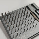 56 Assort Special Brand Watches Repairing Screwdriver Blades Tool Kit With Storage Base Clear Dust Cover For Watchmakers 3902