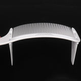 1 Set Positioning Comb Salon Hairdressing Clipper Curved Comb For Men Hair Styling Tool White