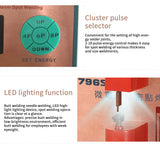SUNKKO 796SD Spot Welder Intelligent Precision Pulse Spot Welding Machine Pin For Stainless Steel Butt Welding Without Table