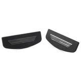 Top-1Pair Motorcycle Front Footrest Insert Peg Trim For Street Electra Tri Road Glide Rider Foot Pedal Covers