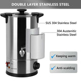 10L Electric with Spout 30-110 ℃ Furnace Wax Melter Stainless Steel Large Melting Pot Commerical