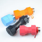 650ml Sports Silicone Multifunctional Foldable Dumbbells Outdoor Camping Cycle Water Bottle Home Fiess Equipment