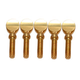 Gold Copper Clarinet Saxophone Sax Neck Tightening Screws Soprano Alto Tenor Woodwind Instrument Parts Pack of 5