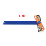 Woodworking Scribe Angle Ruler T300/T400 Aluminum T-type Ruler Hole Scribing Gauge Crossed Feet Crossed-out Measuring Tool