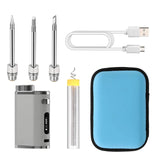Rechargeable USB Portable Wireless Battery With 3 Tips 1W-75w High Power Outdoor Soldering Iron