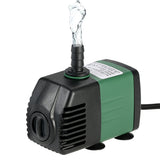 1500L/H 25W Submersible Water Pump for Aquarium Tabletop Fountains Pond Gardens and Hydroponic Systems with 2 Nozzles AC110V