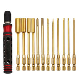 For SCX10 TRX4 Simulation Climbing Repair Tool Car Aircraft Ship Model Inner Hex Screwdriver Set