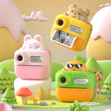48MP Instant Digital 1080P Child Selfie Camera Toy 2 Inch IPS Screen Gifts for Girls Boys Birthday Holiday Travel