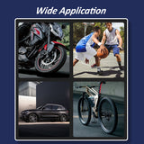 Cordless Mini Electric USB Pump Tire Iator Air Compressor for Car Bike Ball Iatables Auto Shut-Off with Pressure Gauge