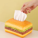 Burger Tissue Cover Living Room Coffee Table Plastic Paper Towel Storage Box For Kitchen Dining