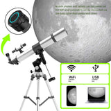Upgraded 4K HD WIFI Electronic Eyepiece Astronomical Camera 5 Million Pixel Full-Color Bird-Watching Telescope