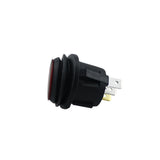 2PCS Red LED Light 12V 20A 3Pin Car Auto Boat Round On-Off Rocker Toggle Switch SPST Circuit Waterproof 20mm Hole