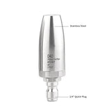 1/4" Car Pressure Accessory Turbo Nozzles 5 Spray Tips 3625 PSI Stainless Steel Power Washer Nozzle
