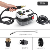 2500W Steam Cleaner - High Temperature Jet Washer for Kitchen Range Hood, Air Conditioner, and Car Cleaning. Home Appliance