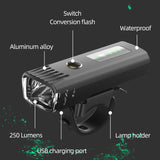 ESLNF Bicycle Light Easy to Install USB Rechargeable 4 Modes Accessories Sense LED Lamp Flashlight Cycg Headlight