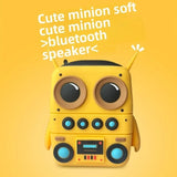 Compact Cute Mini Bluetooth Speaker Desktop Decoration Support TF Card FM Radio TWS Portable Wireless BT Music Player Soundbox