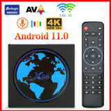 X98 Mini TV Android 11.0 4GB RAM 32/64GB ROM Amlogic S905W2 Support 4K 2.4G/5G WiFi 1000M Youtube Google Play Set Top Box