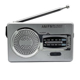 AM FM Player Dual Band HiFi Elder Battery Powered Pocket Pointer Radio 3.5mm Jack Built-in Speaker
