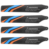 4Pcs Main Blade Propellers for WLtoys XK K127 RC Helicopter Airplane Drone Spare Upgrade Parts Accessories