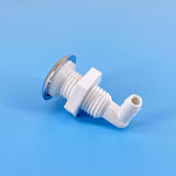 30mm Cover 7mm Twisted Teeth Bow Bubble Chromed Cap PVC Base Hot Tub Air Massage Bathtub Jet Nozzle