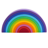 Silicone Stacking Educational Toys For Kids Creative Rainbow Building Blocks Shapes Sorting Preschool