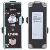 Eno Reverb Pedal Reverb Guitarra Electric Guitar Parts Accessories Music Instruments True Bypass Aluminum Alloy