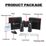 10X50 Binoculars Telescope Long Range Professional Telescope for Outdoor Camping Hunting Low Light Night Vision Binocular