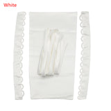 4PCS/Set Satin Corset Kit Zipper Replacement Wedding Gown Back Lace Webbing DIY Craft Wedding Dress Evening Gown Bridal Banquet