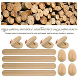 12 Pcs Wood Hand Shakers Musical Percussion Instruments For Kids,Egg Shakers,Musical Rhythm Sticks,Castanets