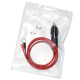Male Cigarette Lighter to O Ring Terminal Harness Extension Cable Cord 14AWG Wire for Car Inverter Air Pump Sprayer Compressor