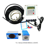 TUF-2000SW Ultrasonic TS-2/TM-1/TL-1 Sensor Liquid w Meter Wall-Mounted 4-20mA ModBus RS-485 Protocol wmeter