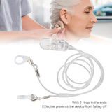 Fixation Strap 2 Rings Easy Attach Aids Holder Straps Hearing Device Traveg for Seniors Transparent
