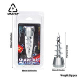 CRUSHER Spiral Style Hookah Head Metal 23mm Tobacco Bowl for Beverage Bottle DIY Chicha Cachimba Pipe Smoking Accessories