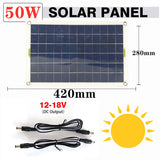 Brushless Solar Water Pump Kit with 50W Panel Power - for Bird Bath, Garden Fountain