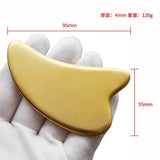 Brass Scraping Board Face Gua Sha Plate Dredge Meridian Health Care Muscle Relax Neck Skin Lifting Metal Guasha Scraper Massage