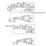 Universal Adjustment NT02PS Precision Manual Station IV Holder Probe Clamp
