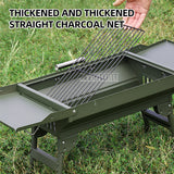Foldable Camping Stainless Steel Portable BBQ Grill - Multi-Purpose Carbon Grill