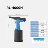 Pneumatic Industrial Self-Priming Core-Pulg Rivet Gun Stainless Steel Automatic Riveting Too.4 3.2 4.0 4.8 6.4mm