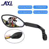Bicycle Rear View Mirror Bike Cycg Clear Wide Range Back Sight Rearview Reflector Adjustable length adjustable mirror